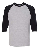 Unisex Heavy Cotton™ Raglan Three-Quarter Sleeve T-Shirt - 5700